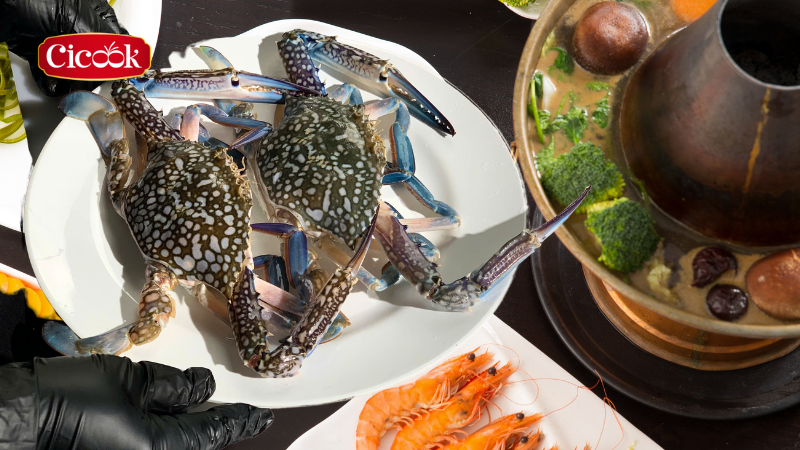 Nấu lẩu ghẹ chua cay thơm ngon hấp dẫn