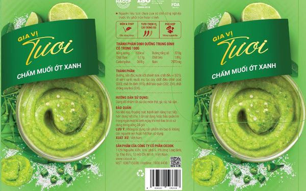 Product Announcement: Fresh Seasoning – Green Chili Salt Dipping Sauce