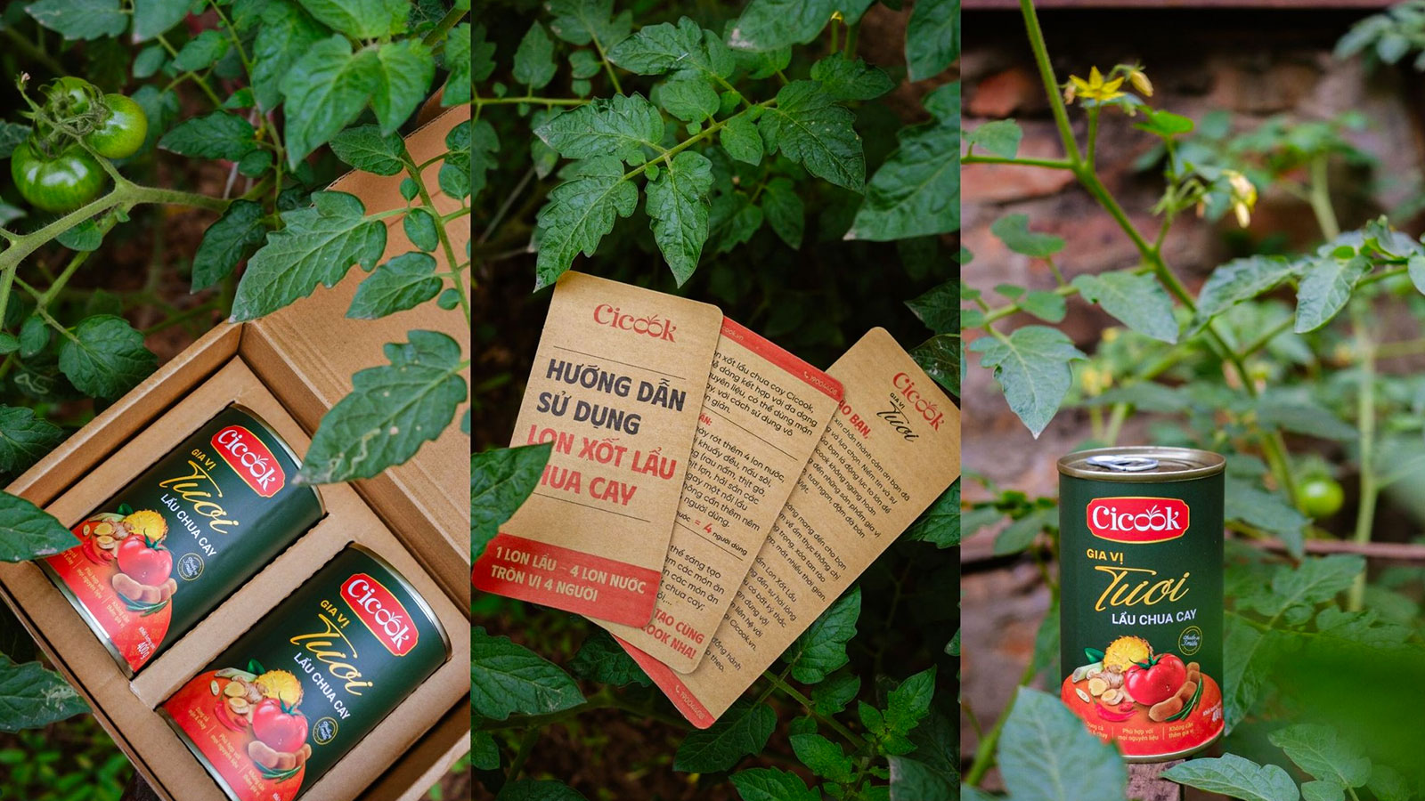 Giới thiệu sản phẩm lon xốt Lẩu Chua Cay Cicook