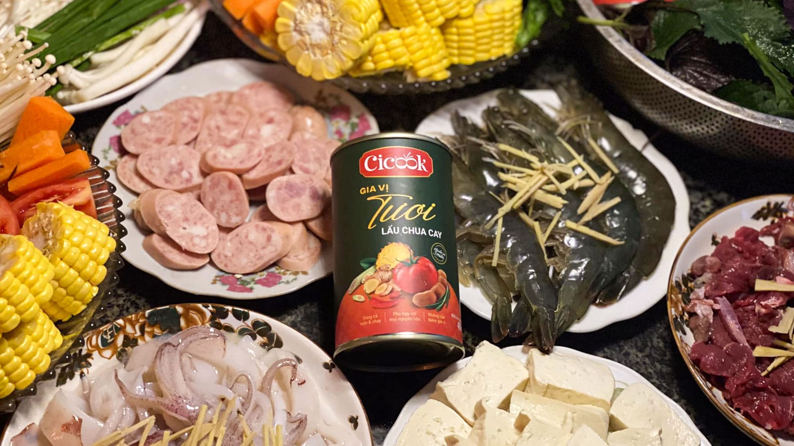 005 – LẨU THẬP CẨM XỐT CHUA CAY