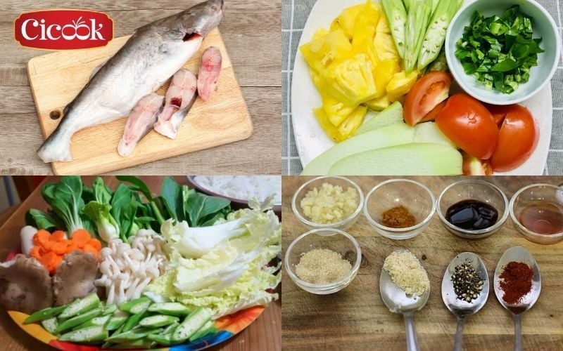 Spicy and sour pangasius conchophilus hotpot