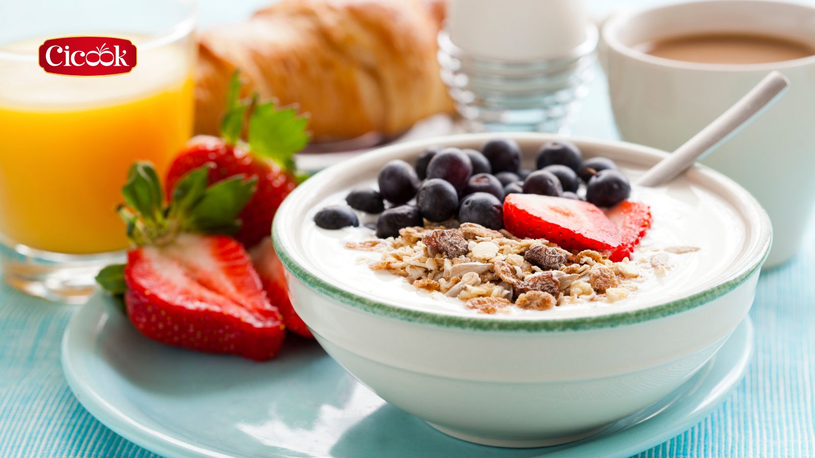 Bữa sáng với sữa chua