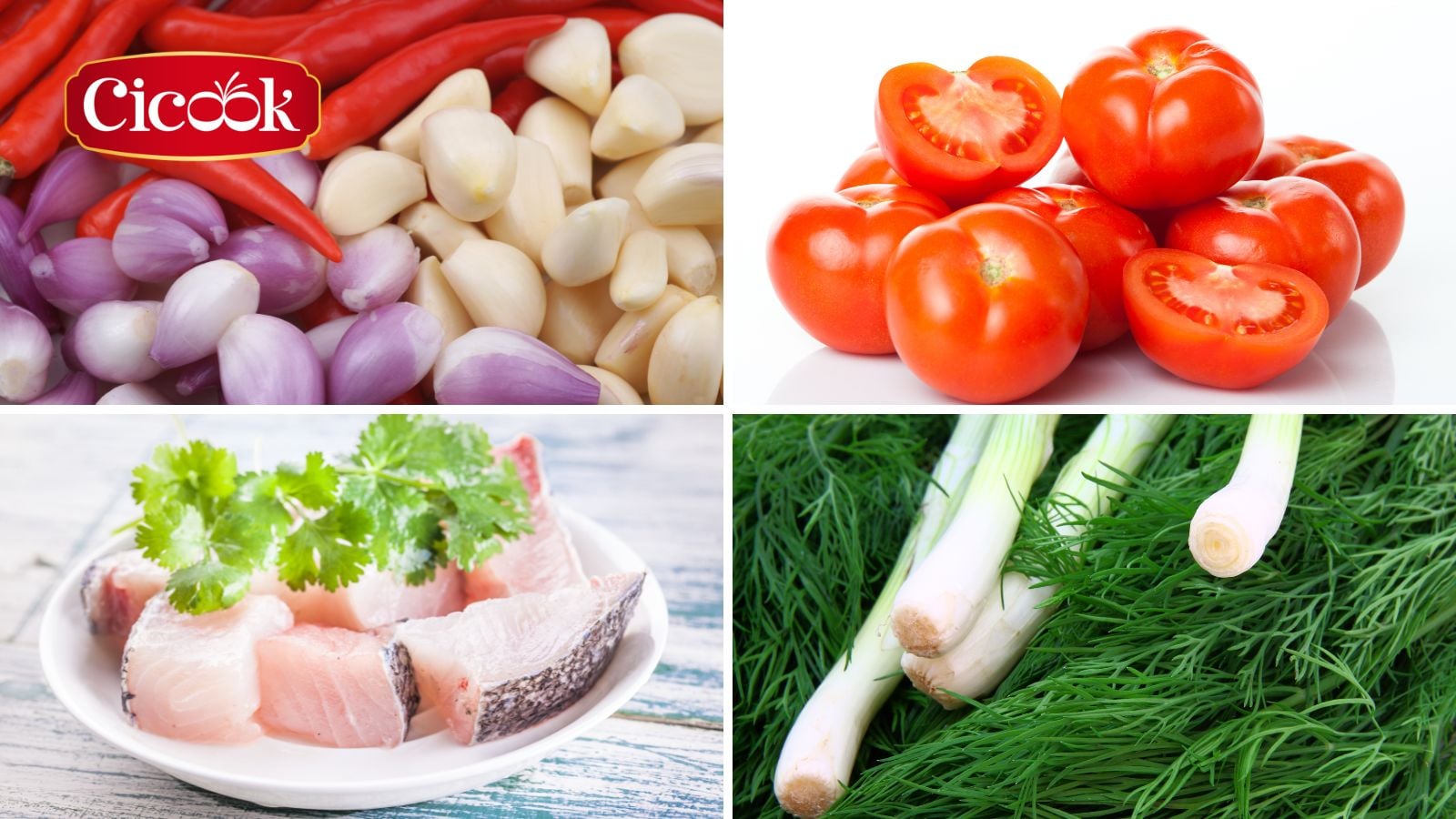 Nguyên liệu nấu canh chua miền Bắc