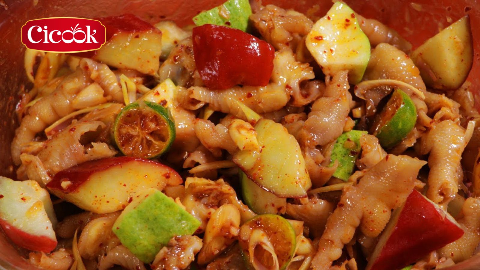 chân gà rút xương xốt chua cay