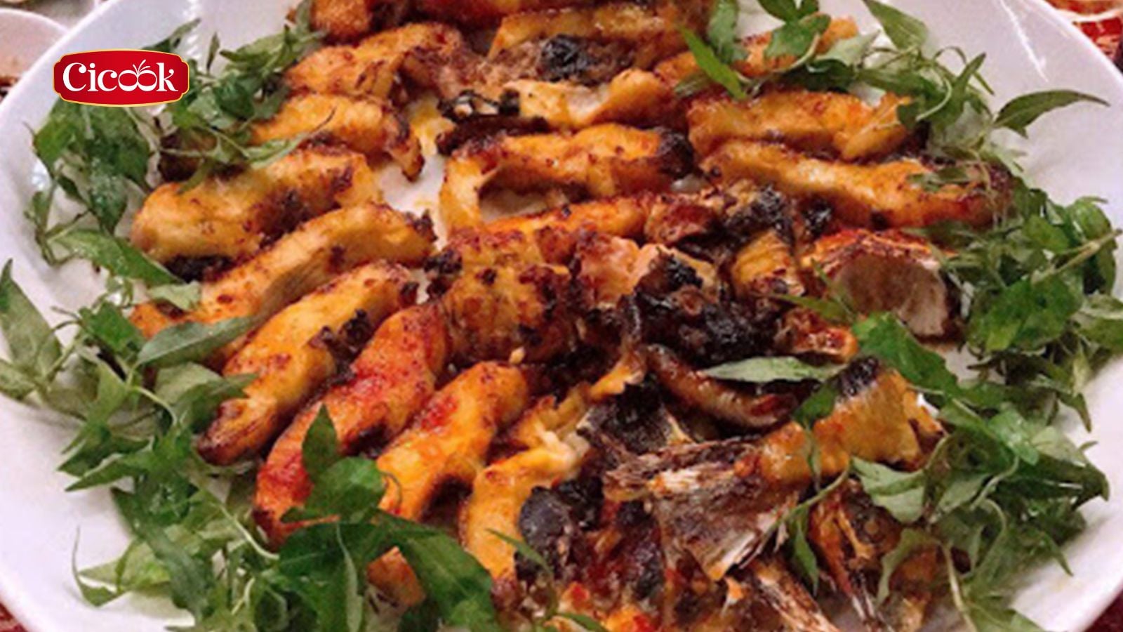 Cá tầm nướng muối ớt