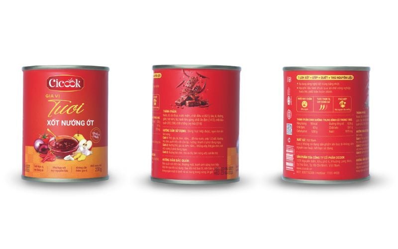 cicook công bố sản phẩm xốt nướng ớt