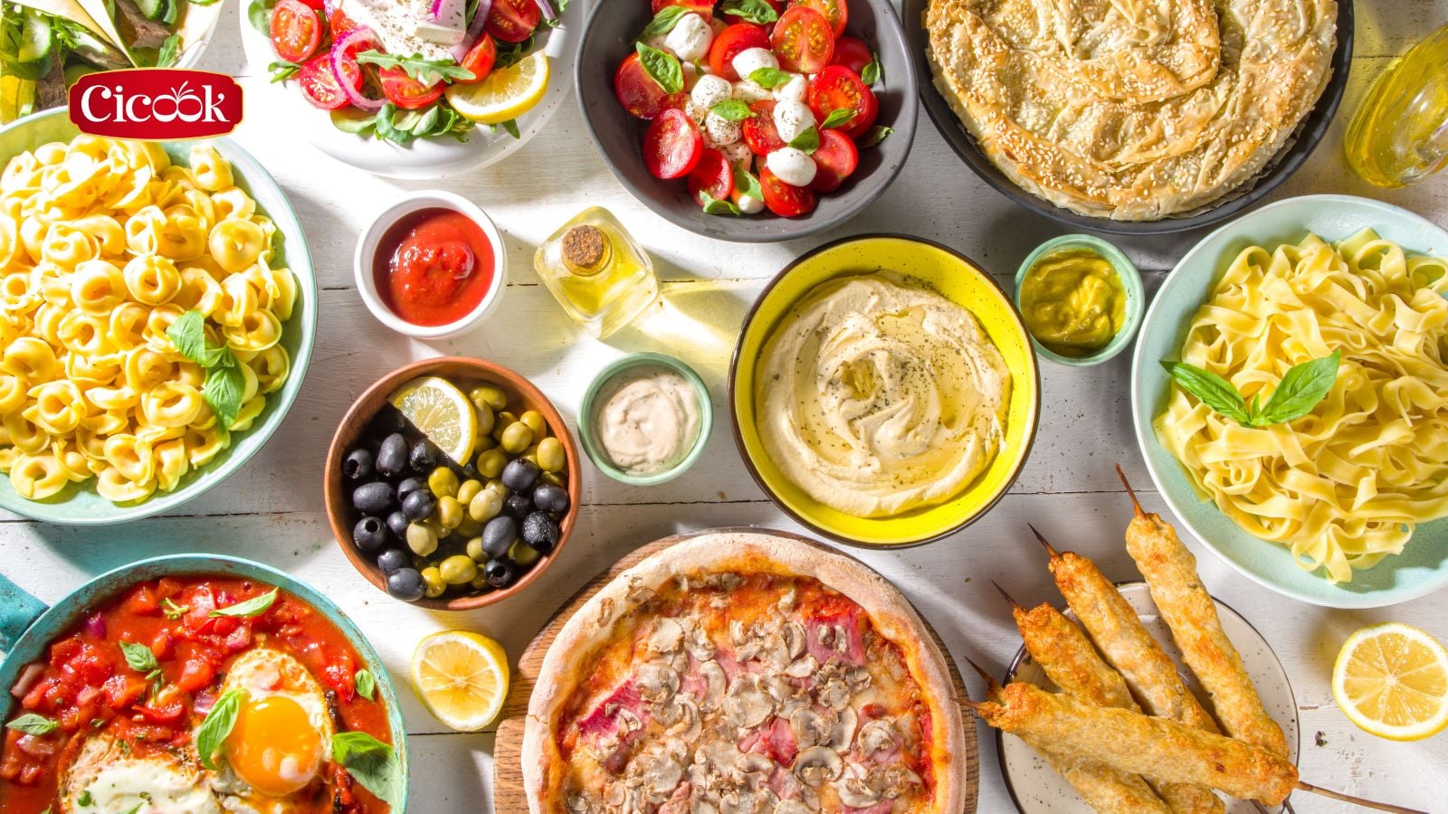 Thực đơn tiêu biểu cho chế độ ăn Địa Trung Hải