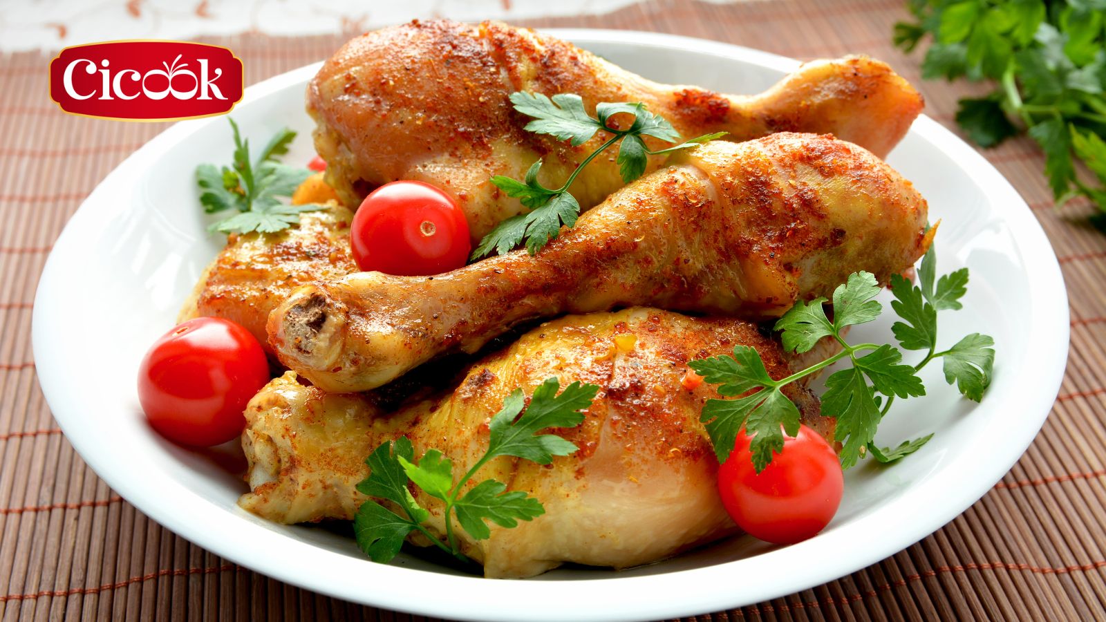 Thành quả sau khi nướng gà với xốt chua cay Cicook