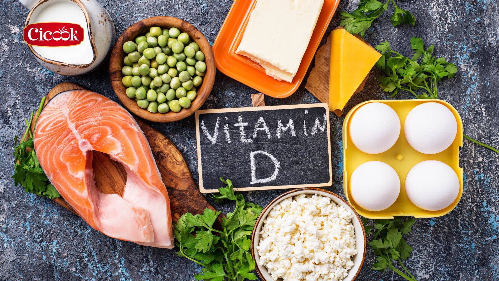 Vitamin D giúp cơ thể hấp thụ canxi