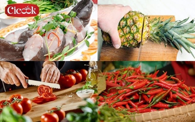 lẩu cá lăng chua cay