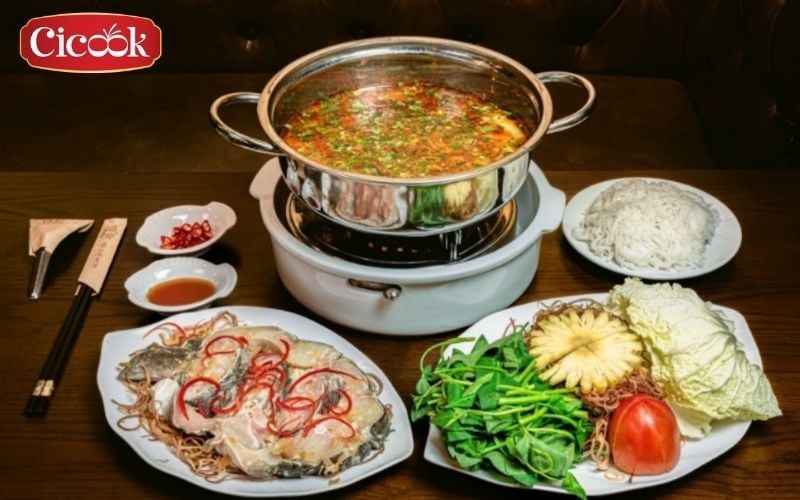 lẩu cá song chua cay