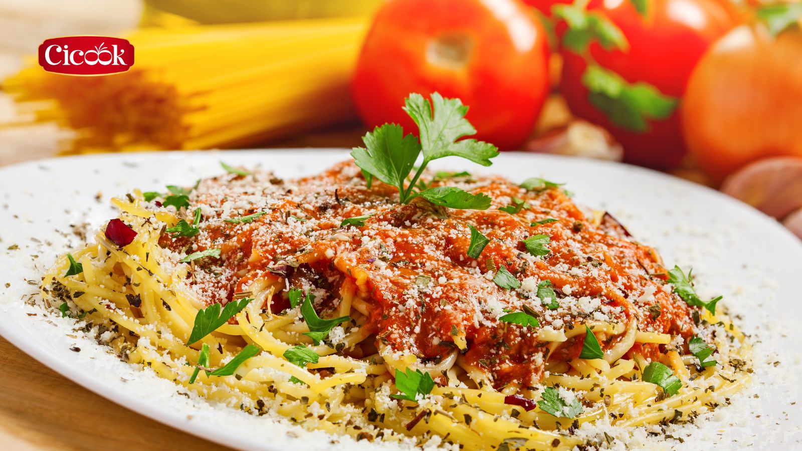 Mì ý bò bằm xốt chua cay thêm phô mai