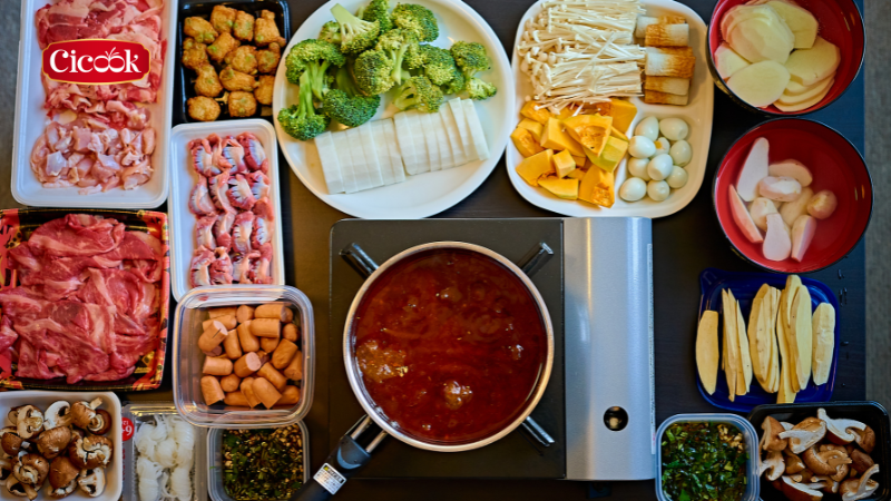 Cách chế biến lẩu chua cay nhanh chóng với CiCook