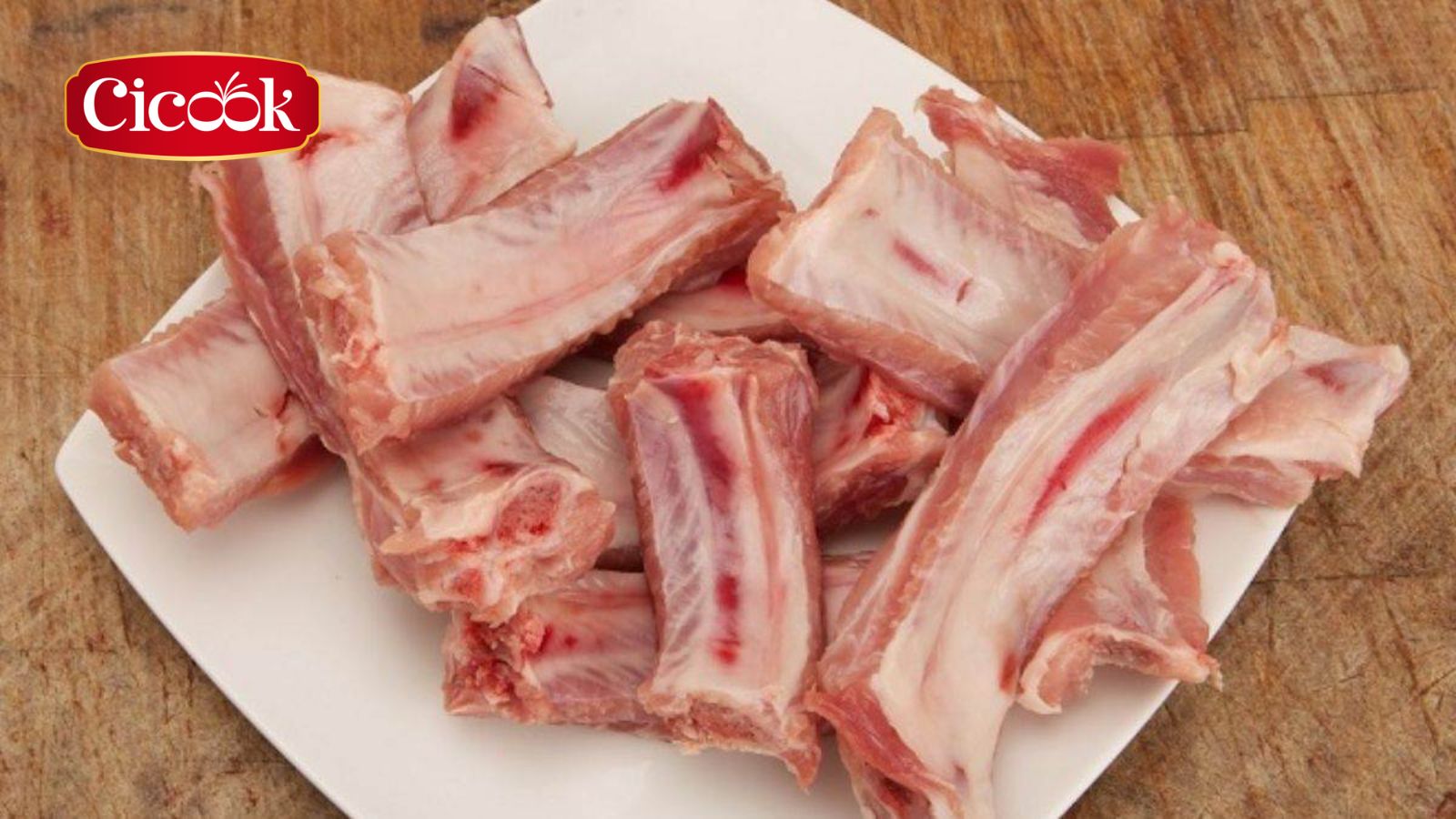 Sơ chế sườn non