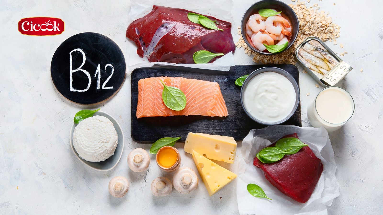 10 loại thực phẩm chứa nhiều vitamin B12