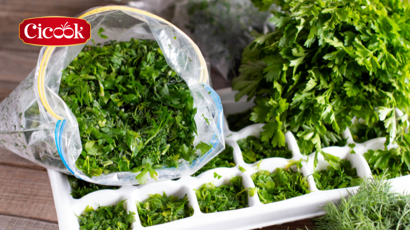 Đông lạnh rau củ để giữ tươi thực phẩm