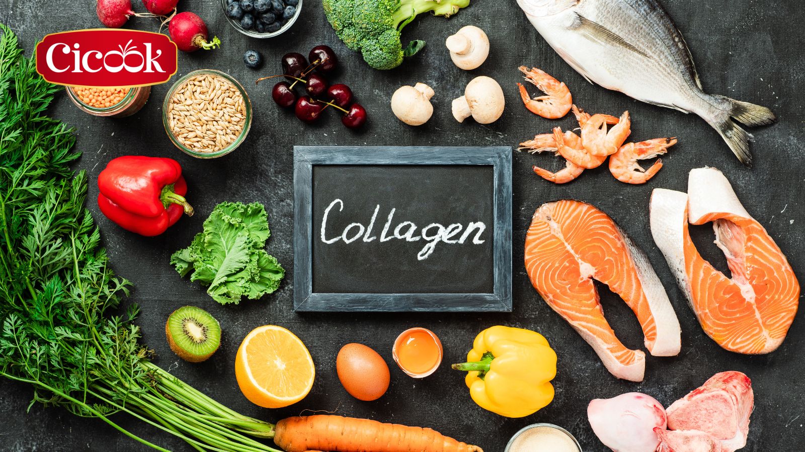 Thực phầm giàu Collagen