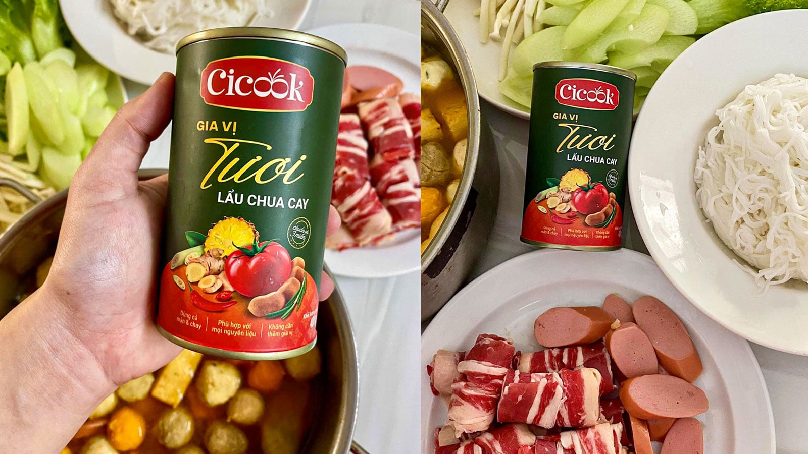 Ăn lẩu cùng gia đình