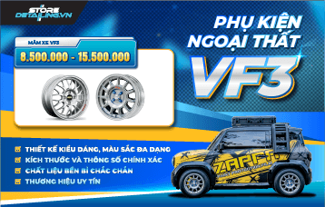 Độ mâm xe thể thao cho VF3