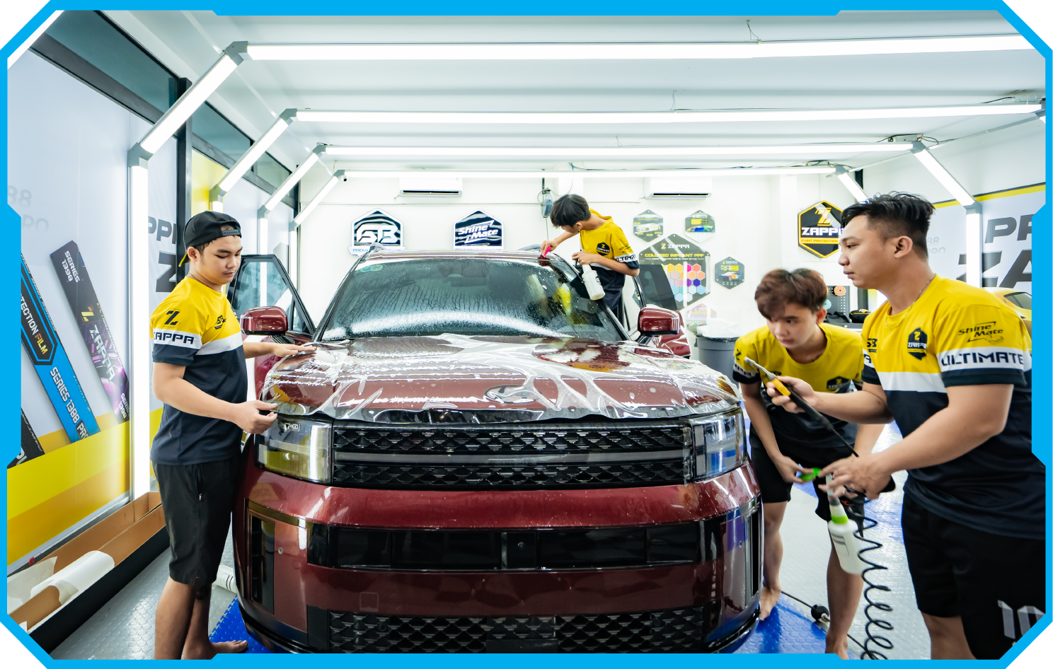 Dán PPF Zappa 1388 cho Hyundai Santafe