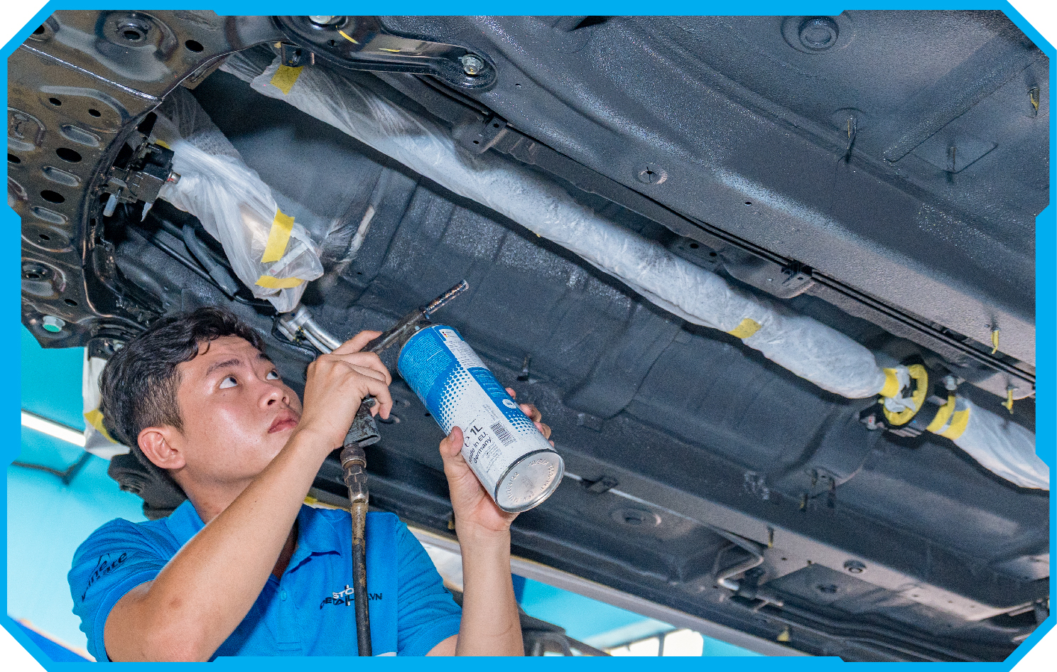 Phủ gầm gốc nước cho Hyundai SantaFe