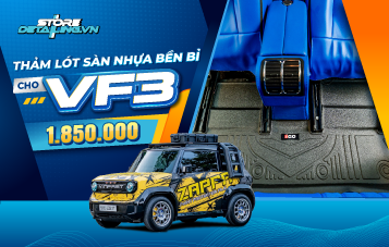 Lắp thảm lót sàn nhựa cho VF3