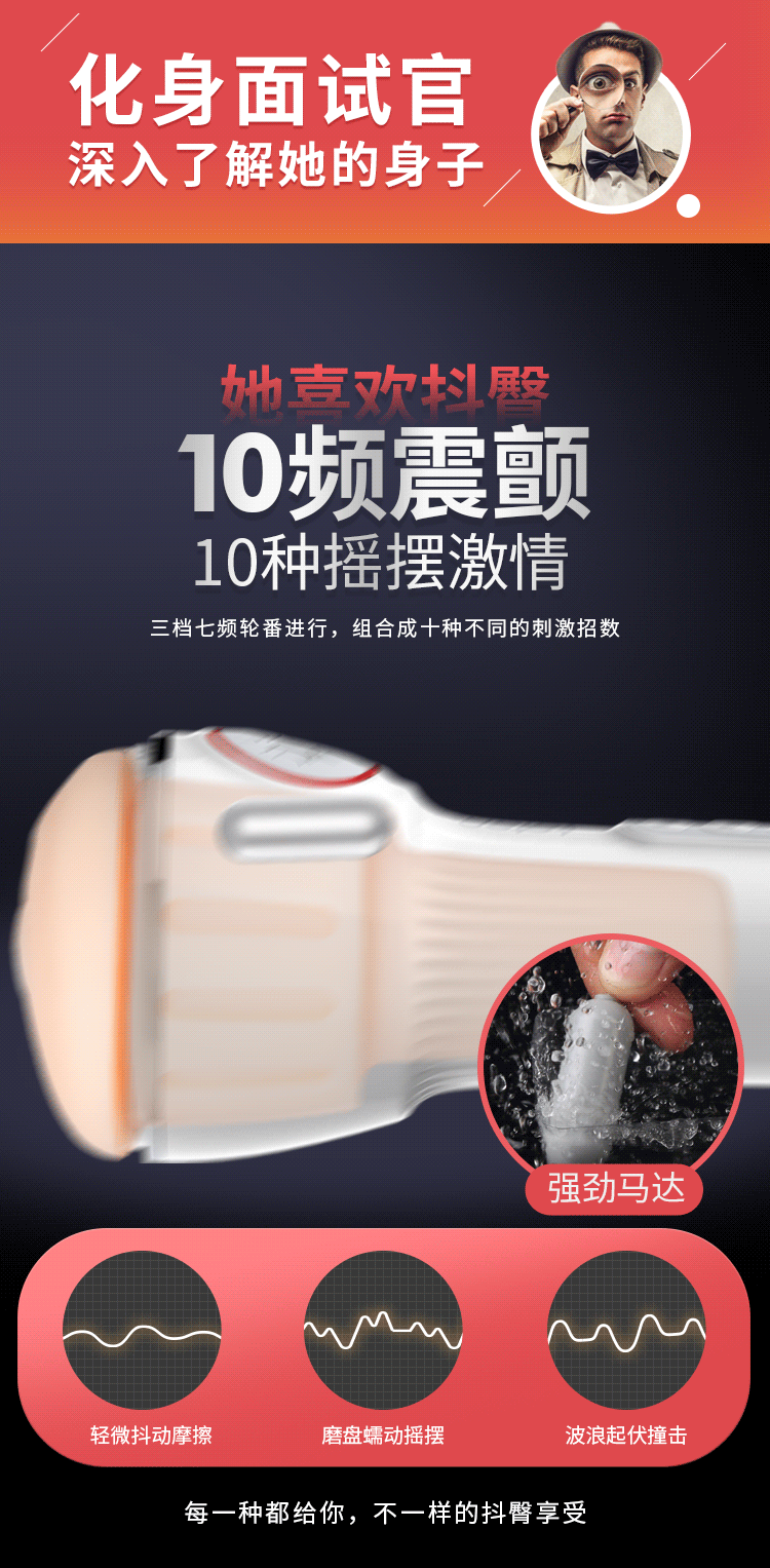 Âm đạo giả Leten Sucking & Vibrating Version 4 rung rên tỏa nhiệt