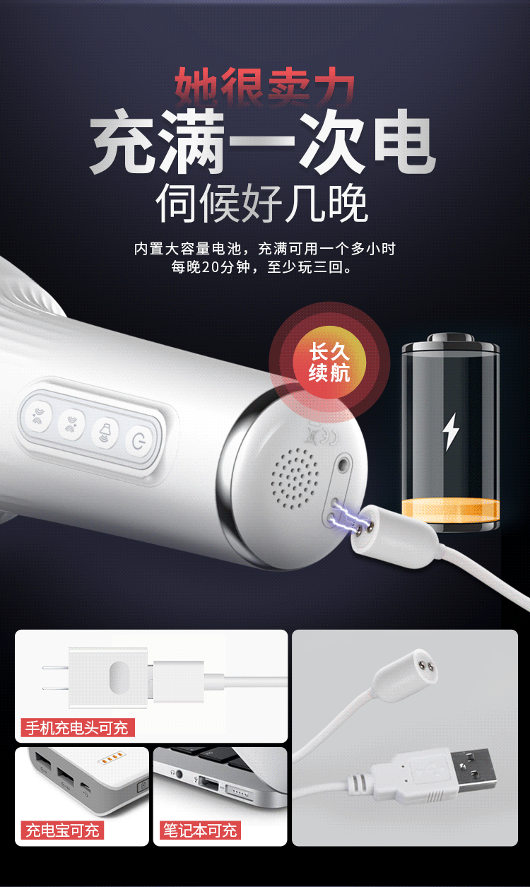 Âm đạo giả Leten Sucking & Vibrating Version 4 rung rên tỏa nhiệt