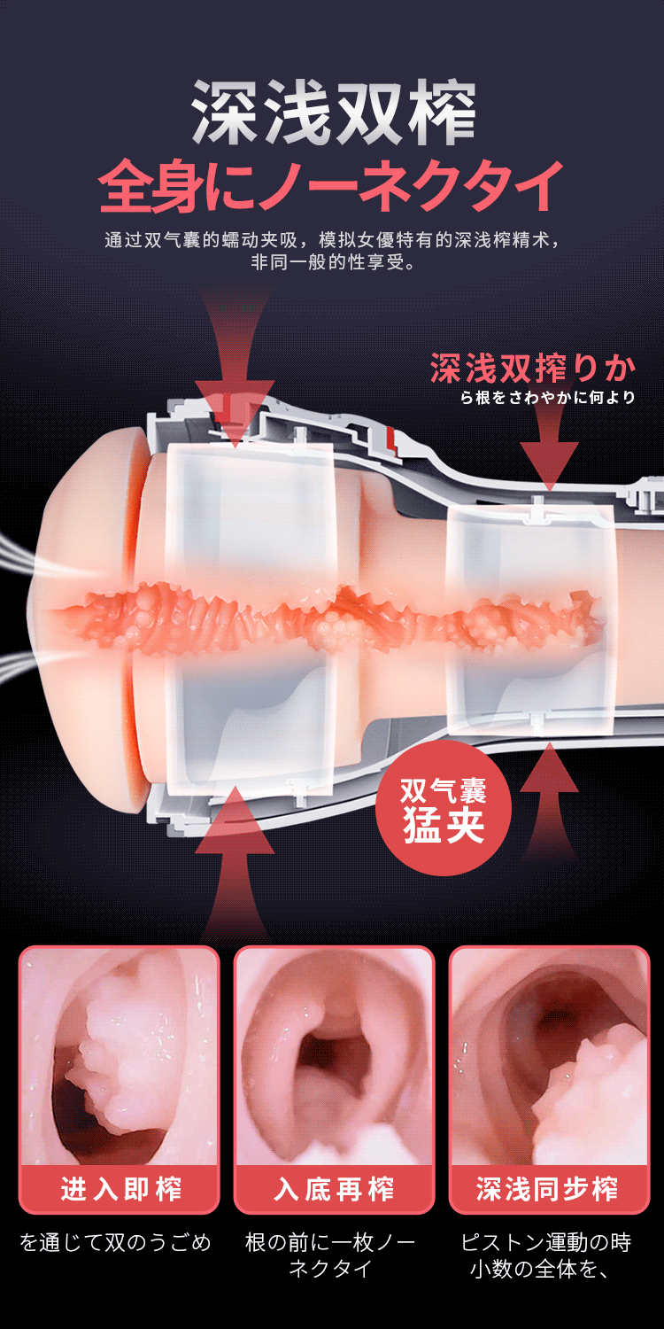 Âm đạo giả Leten Sucking & Vibrating Version 4 rung rên tỏa nhiệt