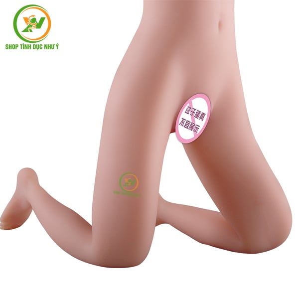 Búp bê silicon nửa thân dưới khung xương chỉnh được