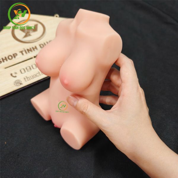Búp bê tình dục bán thân hình trái tim mini silicon 0,5kg giá rẻ