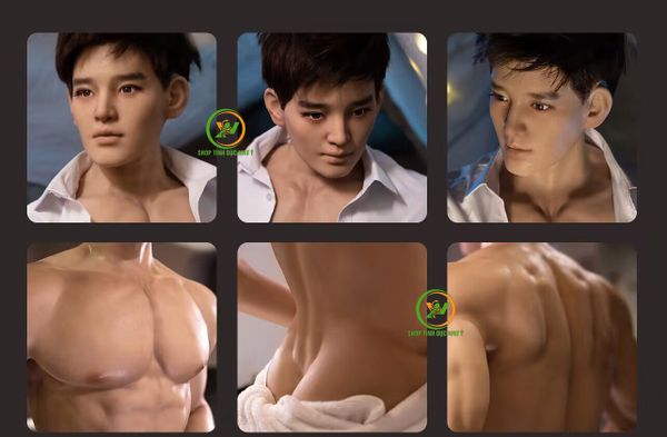 Búp bê tình dục nam cao cấp cơ bắp 6 múi Jimmy