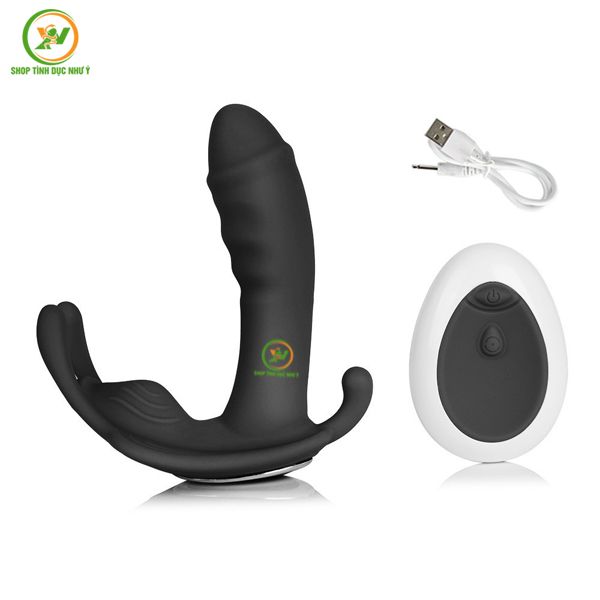 Chip rung đầu dương vật điều khiểu remote rung 10 chế độ