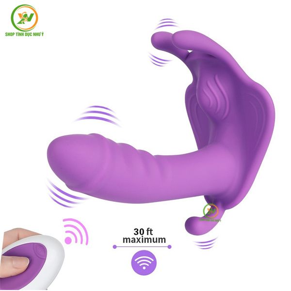 Chip rung đầu dương vật điều khiểu remote rung 10 chế độ