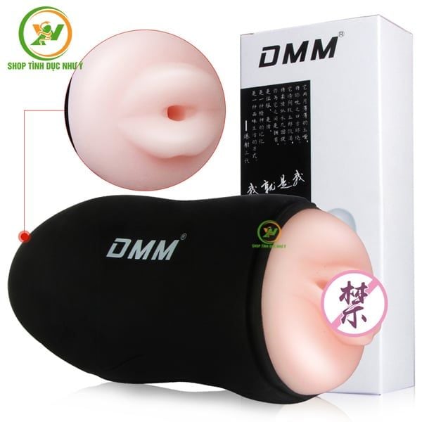 Cốc thủ dâm DMM 2 đầu cầm tay không rung cho nam chính hãng