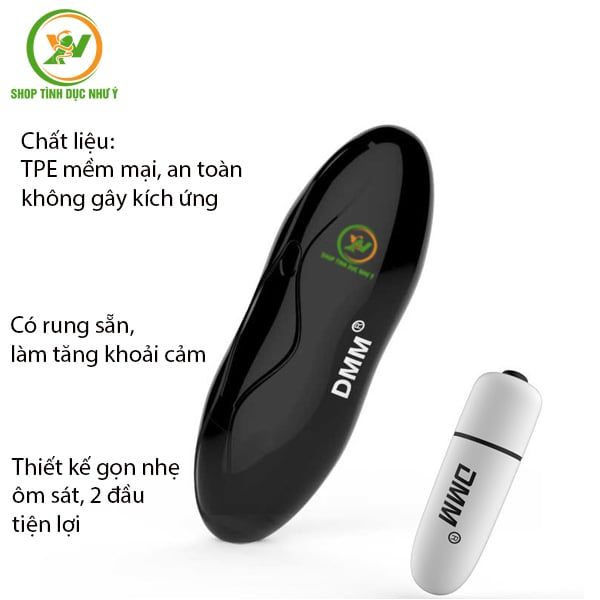 Cốc thủ dâm DMM cho nam 2 đầu có rung cực sướng