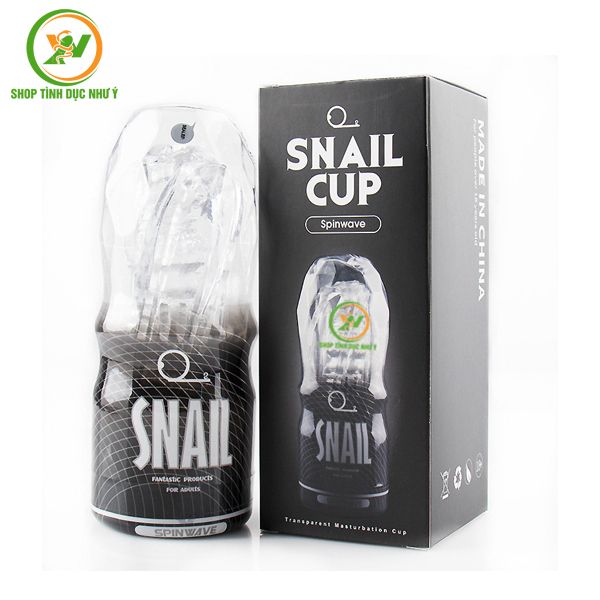 Cốc thủ dâm Snail cầm tay trong suốt giá siêu rẻ