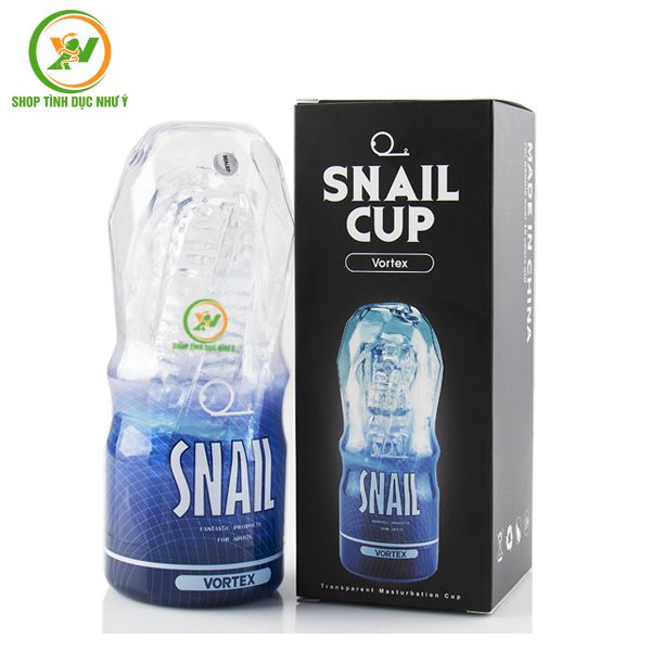 Cốc thủ dâm Snail cầm tay trong suốt giá siêu rẻ
