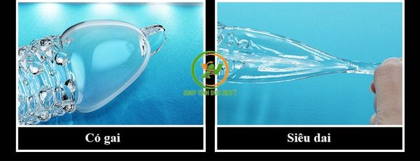 Combo 2 bao cao su đôn đeo đầu khấc loại có gai và trơn