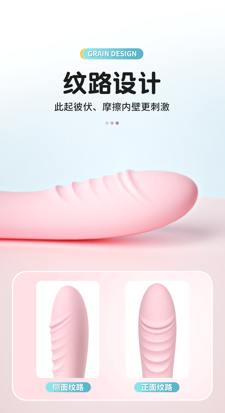 Dương vật giả cầm tay rung đa tần số chính hãng Lilo xoay 360 độ