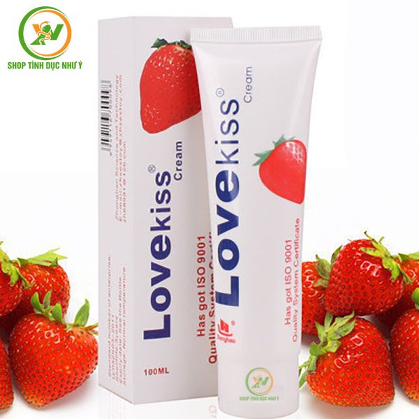 Gel bôi trơn hương dâu thơm ngọt ngào kích thích Lovekiss