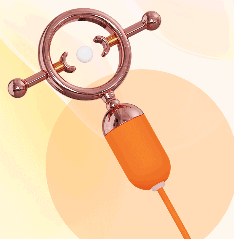 Kẹp đầu ti kèm điều khiển có dây Forbidden Lock đồ chơi BDSM