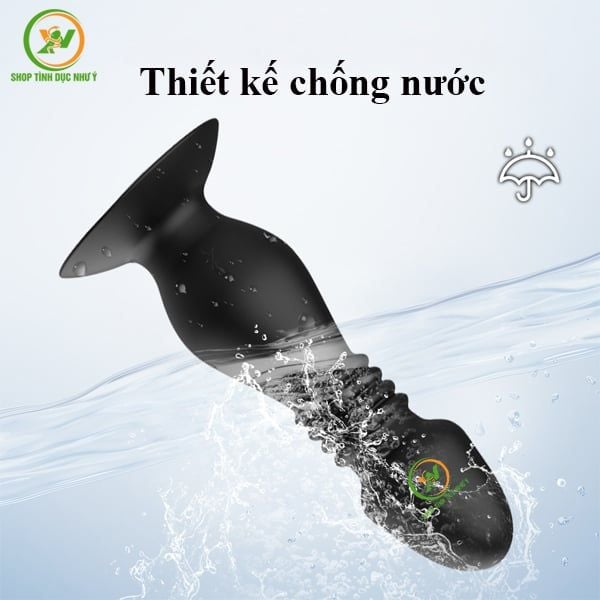 Máy rung thụt massage âm đạo, hậu môn điều khiển từ xa