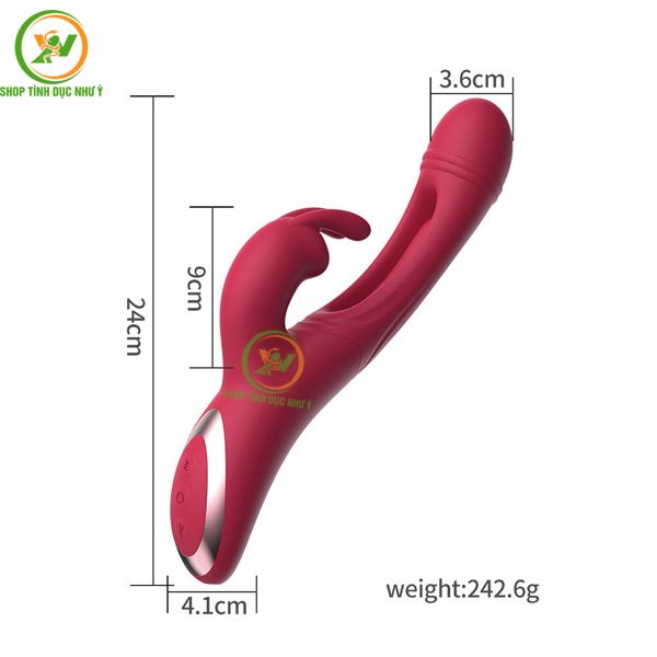 Máy rung tình yêu kích thích đa điểm 3 trong 1 bằng APP