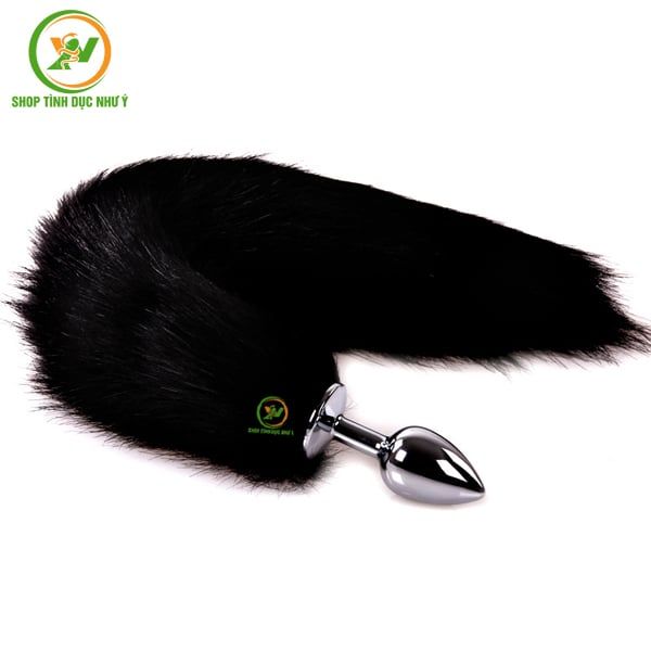 Phích cắm hậu môn Inox chuôi đuôi chồn quyến rũ