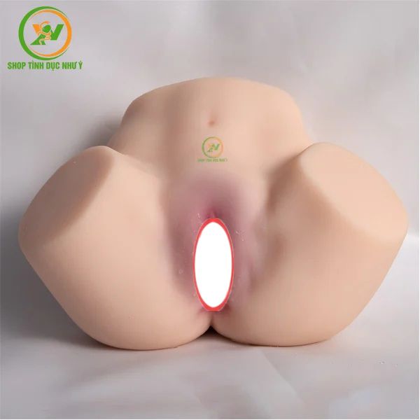 Sextoy mông giả nguyên khối silicon âm đạo hồng hào 4,5kg giá rẻ