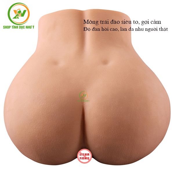 Sextoy mông giả nguyên khối silicon mô phỏng như người thật