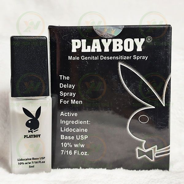 Thuốc xịt Playboy Đen kéo dài thời gian quan hệ cực mạnh
