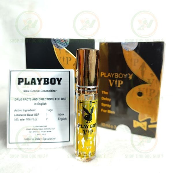 Thuốc xịt Playboy Vip kéo dài thời gian quan hệ cực mạnh