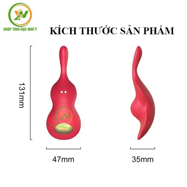 Trứng rung 9 tần số Violin điều khiển từ xa bằng APP